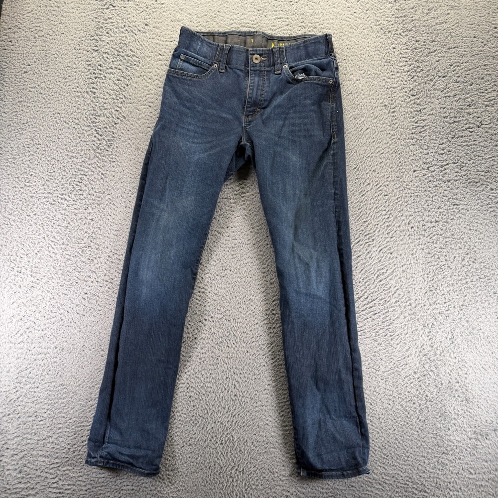 Lee Extreme Motion Jeans Mens 30x30 Blue Denim Straight Faded Stretch Workwear